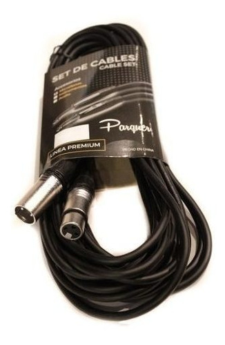 Cable Microfono Canon / Xlr Parquer 6 Metros Ficha Metal