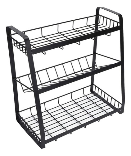Estante De Especias, Organizador De 3 Niveles Para Estilo1