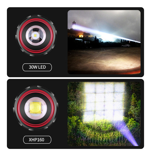 Exteriores Para Linterna Láser 30w Usb Led Zoom