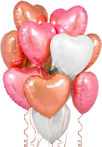 2set De Globos Corazon San Valentin 12 Piezas