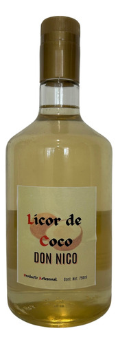 Licor De Coco Don Nico, 750ml.