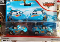 Comprar Disney Cars Diecast Mattel Dinoco Mía And Dinoco Tia