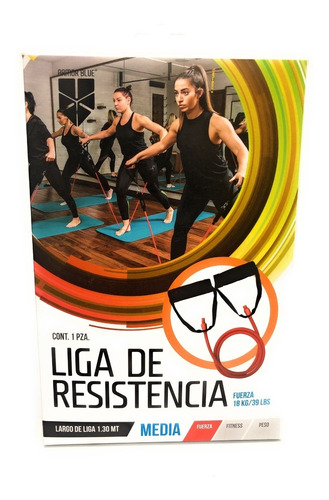 Liga De Resistencia (baja,media,alta) Armor Blue Envio Full
