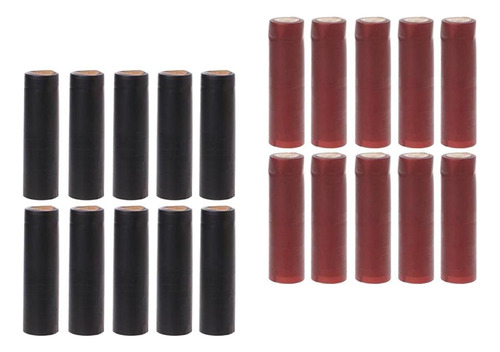 200 Uds. Cápsulas Retráctiles Para 30 Mm Rojo Vino Negro
