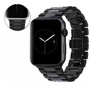Correa Acero Case Mate Compatible Con Apple Watch 42mm Negro