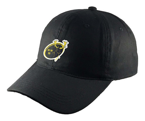 Gorra Clasica Algodón Negra Rugby R55