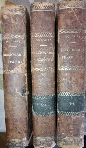 Diccionario Filosofico Voltaire Completa 3 T 6 Vol Filosofia