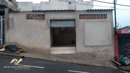Salão Para Alugar, 17 M² Por R$ 900,00/mês - Vila Guarará - Santo André/sp - Sl0203