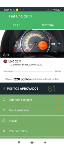 Uno Way 2012 - Completo - 110 Mil Km