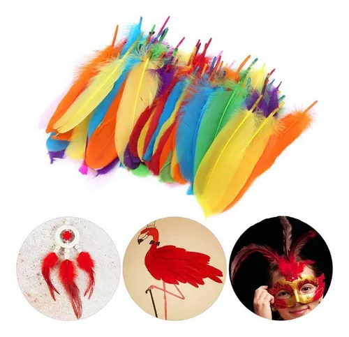 20 plumas de ganso en espiral de colores para manualidades de 4.7-7.1 in,  plumas, decoración artificial, accesorios de fiesta de boda