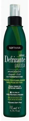 Softhair Defrizante Spray Babosa Modelador Super Liso 140ml