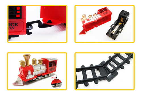 Juego De Tren De Navidad Retro, Decoración De Árbol De
