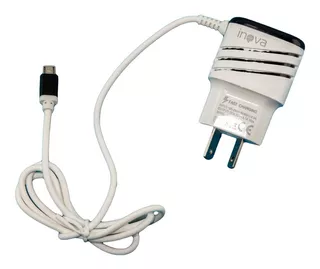 Fuente Cargador 2 Usb A 220v Inova Con Cable Micro Usb Htec