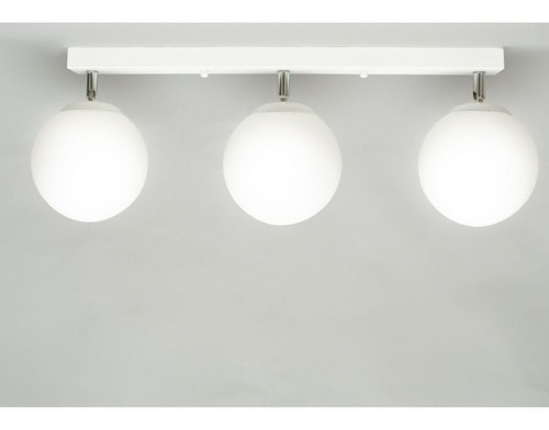 Lampara De Pared Luminaria X3 Aplique Blanca Diginet