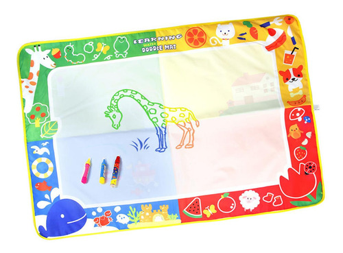 Alfombrilla Para Colorear Con De Agua Con Animales