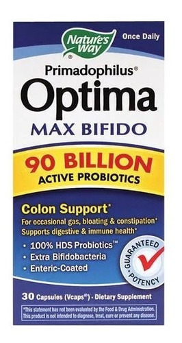 Primadophilus Optimamax Bifido 90mil Millones De Probioticos