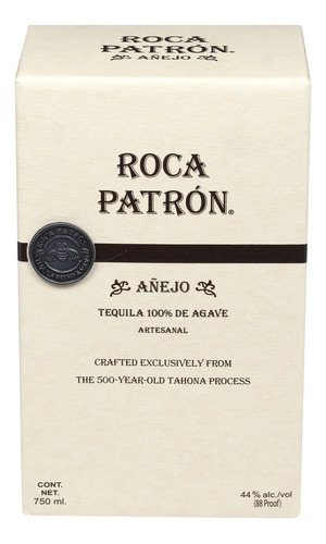 Tequila Roca Patron Añejo Con Estuche Bostonmartin
