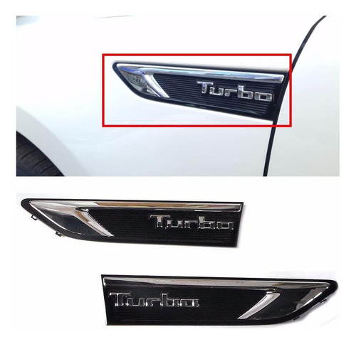 Genuine Oem Tt500 Turbo Fender Garnis Vent Grill Lh & Rh 2