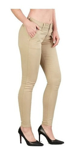 Pantalon Oggi Jeans De Gabardina Para Dama Chinos Skinny