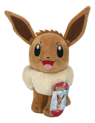 Peluche Pokémon Eevee De 20 Cm Detallado Y Colorido