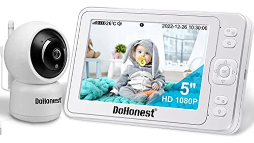 Dohonest Baby Monitor Hd 1080p Cámara Audio Home Wireless 5 