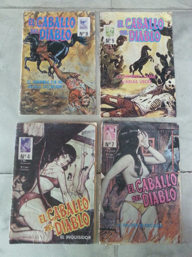 Revista De Comics Antigua El Caballo Del Diablo Precio X C/u