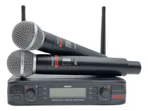 Comprar Micrófono Inalámbrico Doble Mano Uhf Lexsen 2h300 Oferta