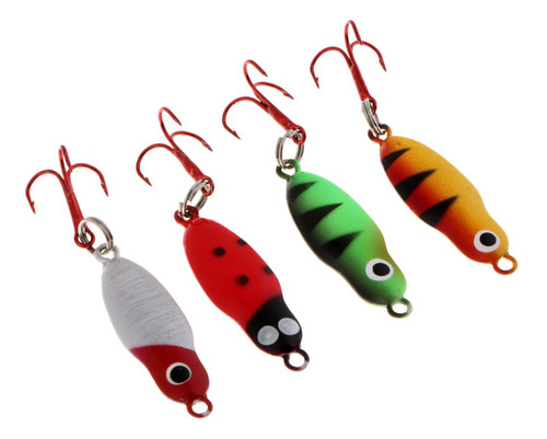 4pcs Señuelos De Pesca En Cebos De Aparejos De Pesca De