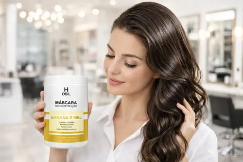 Máscara De Reconstrução De Banana E Mel H-osil 1kg | Parcelamento