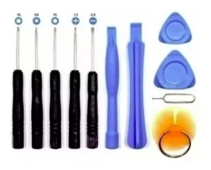 Imagem 3 de 9 de Chaves Kit 11 Ferramentas Abrir-trocar iPhone 4s 4g 5s 5g 6