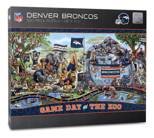 Rompecabezas  Game Day At The Zoo  500pzas Broncos