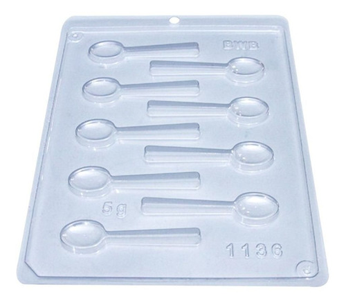 6 Moldes Simples Para Chocolate Bwb Cod 1136 Cuchara 2