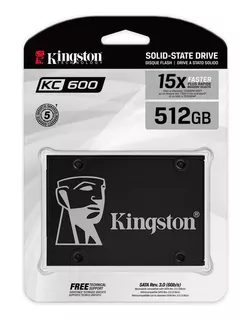 Ssd 512g - Disco Sólido Interno Kingston Skc600/512g 512gb - Com Nota Fiscal