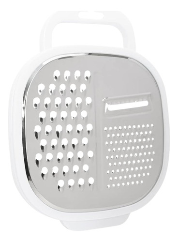 Ralador Lyor 3 Em 1 Com Pote E Tampa Inox 25,5cm