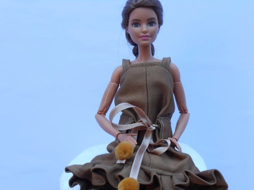 Imagen 4 de 10 de Vestido Ajustable Barbie Y Muñeca De Medida Similar, Ropa.