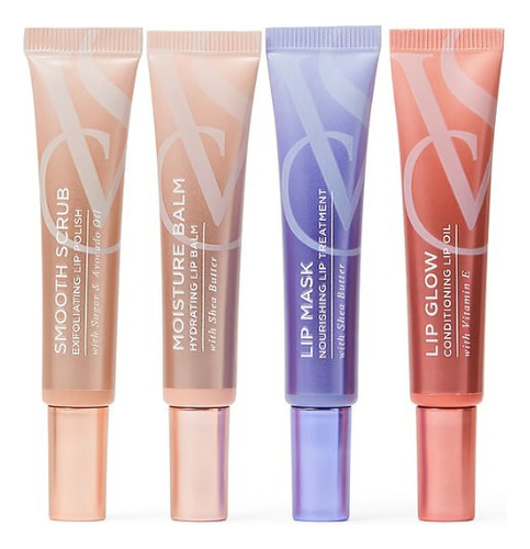 Victorias Secret Lip Care Kit De Cuidado De Labios Set 4