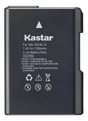 Bateria Kastar En-el14 D3300, D3400, D5100, D5200, D5300,