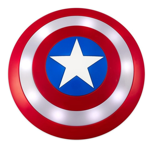 Capitán América Escudo Con Luces Y Sonidos Original Disney 