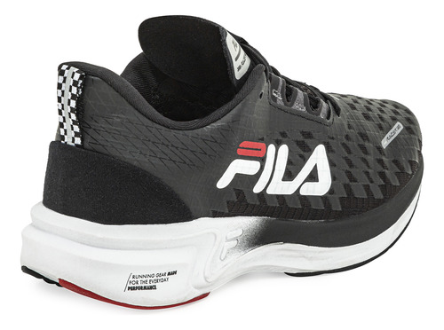 Zapatillas Running Fila Racer Grid Negra Solo Deportes