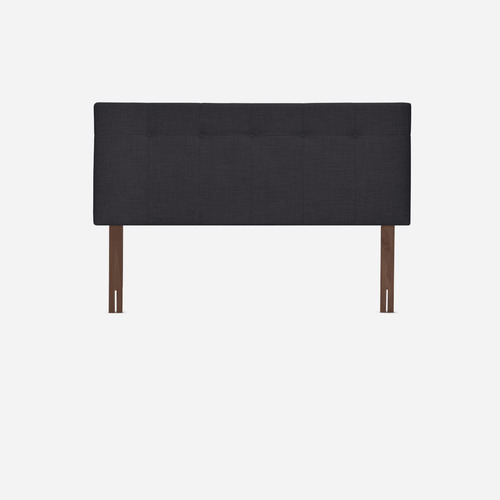 Cama Europea Classique+ 2 Plazas+respaldo New Bennet Grafito