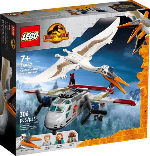 Lego Jurassic World- Emboscada Aérea Del Quetzalcoatlu 76947