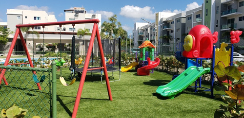 Imagen 4 de 20 de Apartamento Amueblado En Alquiler 3 Habs. En Res. C/piscina Santiago Ajda01