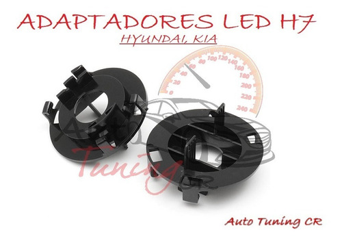 Adaptadores Bombillos Led H7 Hyundai, Kia