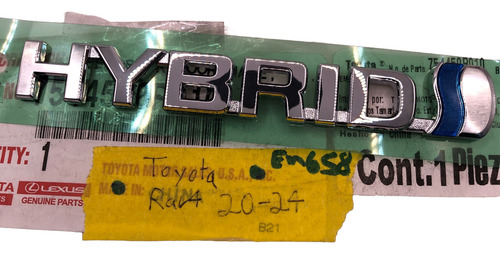 Emblema Hybrid Rav 4 20 Al 24 7544503010 Em0568 Jr Original