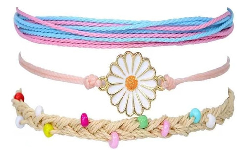 Jeanbeau Boho String Tobilleras Pulsera Para Mujeres Adolesc