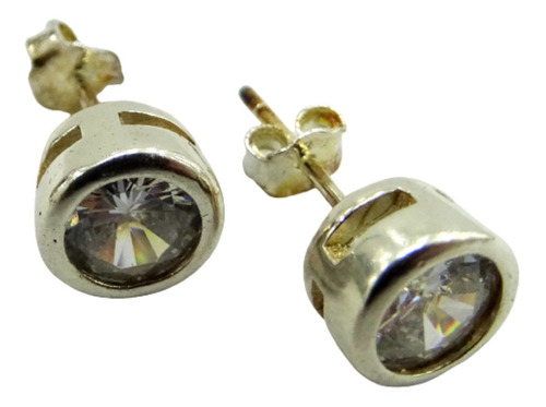 Imagen 4 de 8 de Conjunto Cadena Plata 925 Susano + Aros Cristal Estuche Etj