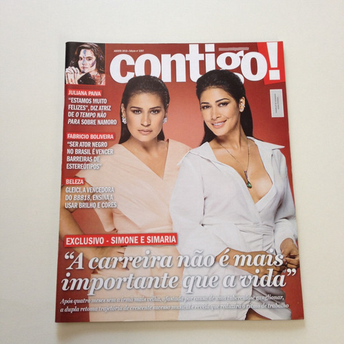 Revista Contigo Simone Simaria Juliana Paiva Fabricio  A203