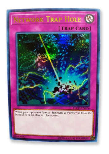 Imagen 1 de 1 de Yugi-oh! Network Trap Hole Flod-en076 Ultra
