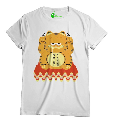 Playera Garfield Lucky Cat