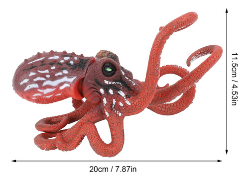 Modelo Octopus De Pvc, Extra Grande, Alta Simulación De Vida